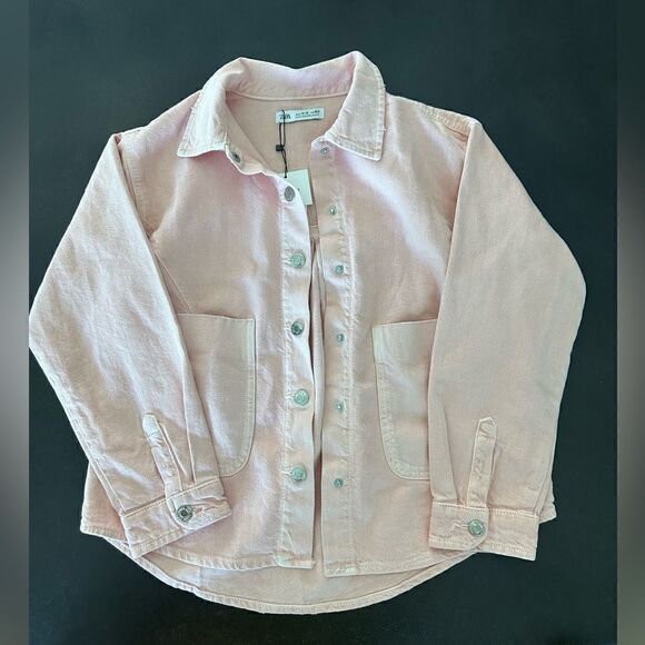 ZARA kids Patch Denim Overshirt - Picture 1 of 4
